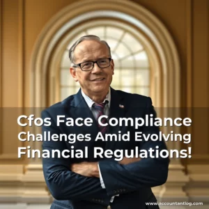 Artistic representation for Cfos Face Compliance Challenges Amid Evolving Financial Regulations!