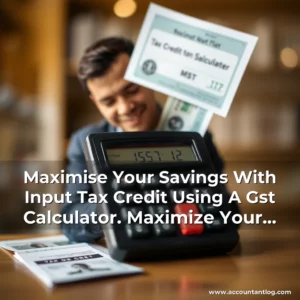Artistic representation for Maximise Your Savings With Input Tax Credit Using A Gst Calculator. Maximize Your Savings With Gst Input Tax Credit Calculator!