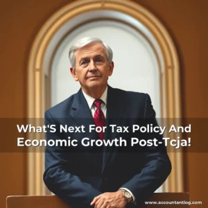 Artistic representation for What'S Next For Tax Policy And Economic Growth Post-Tcja!