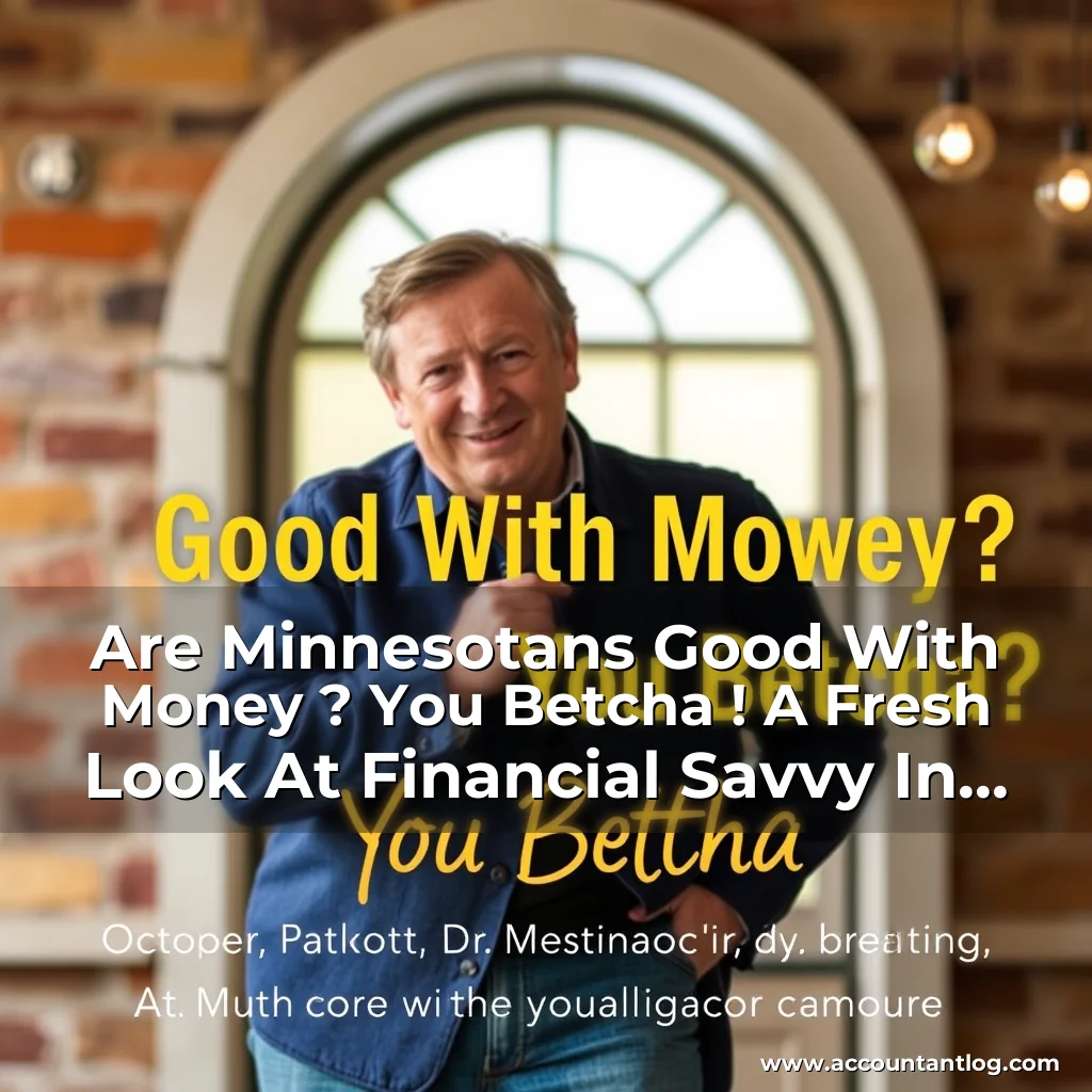 Artistic representation for Are Minnesotans Good With Money ? You Betcha ! A Fresh Look At Financial Savvy In Minnesota!