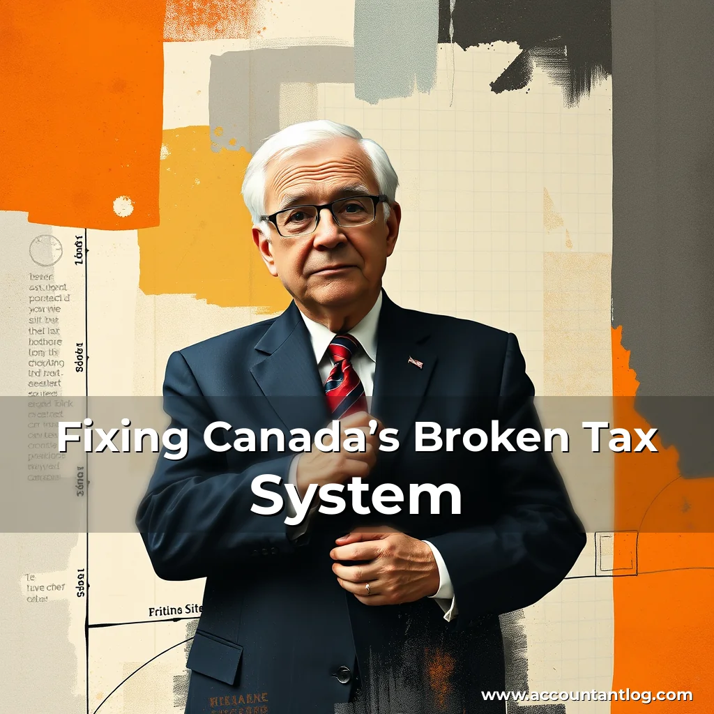 Artistic representation for Fixing Canada’s Broken Tax System