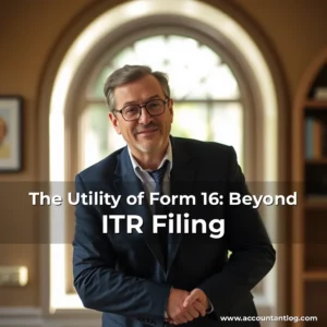 Artistic representation for The Utility of Form 16: Beyond ITR Filing