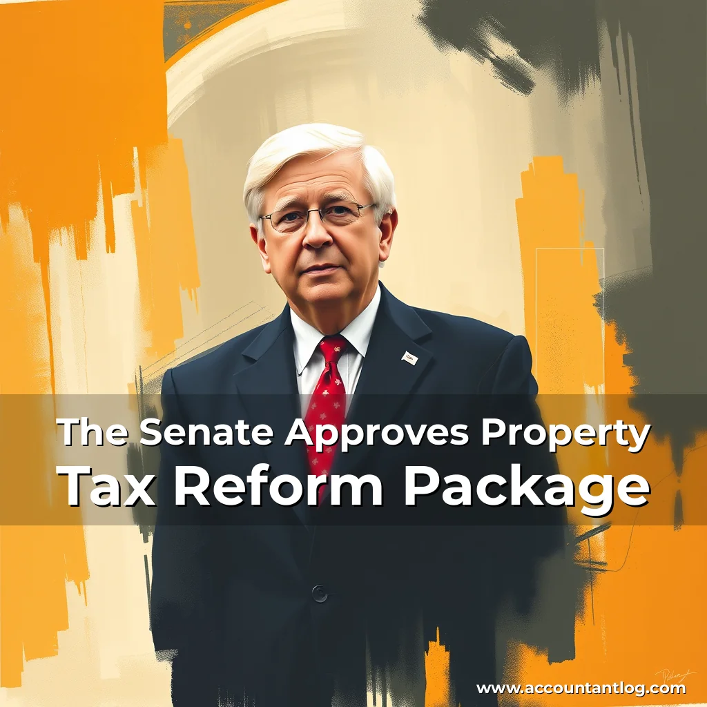 Artistic representation for The Senate Approves Property Tax Reform Package