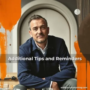 Artistic representation for Additional Tips and Reminders