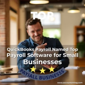 Artistic representation for QuickBooks Payroll Named Top Payroll Software for Small Businesses