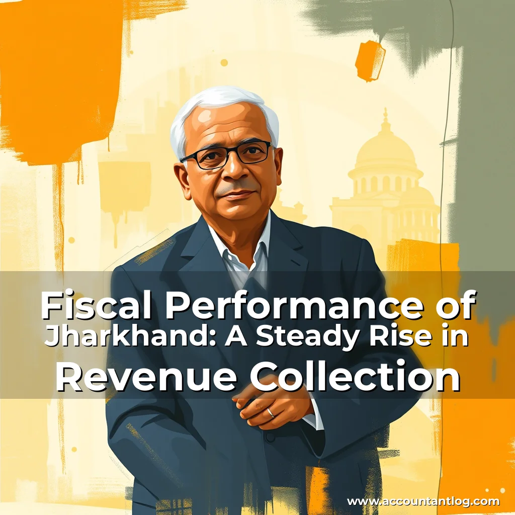 Artistic representation for Fiscal Performance of Jharkhand: A Steady Rise in Revenue Collection