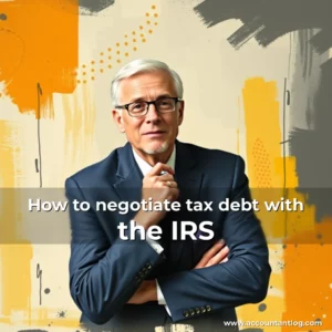Artistic representation for How to negotiate tax debt with the IRS