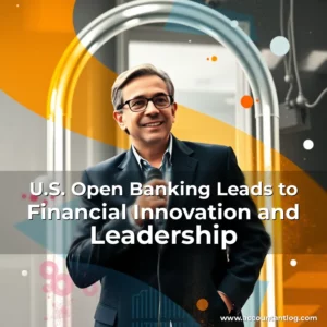 Artistic representation for U.S. Open Banking Leads to Financial Innovation and Leadership