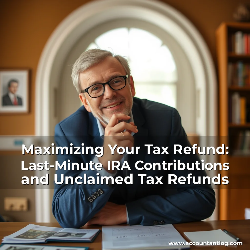 Artistic representation for Maximizing Your Tax Refund: Last-Minute IRA Contributions and Unclaimed Tax Refunds