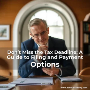 Artistic representation for Don’t Miss the Tax Deadline: A Guide to Filing and Payment Options