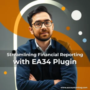 Artistic representation for Streamlining Financial Reporting with EA34 Plugin