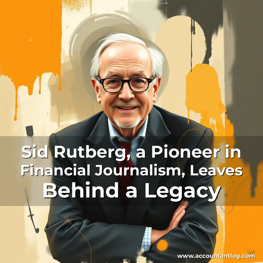 Artistic representation for Sid Rutberg, a Pioneer in Financial Journalism, Leaves Behind a Legacy