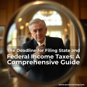 Artistic representation for The Deadline for Filing State and Federal Income Taxes: A Comprehensive Guide