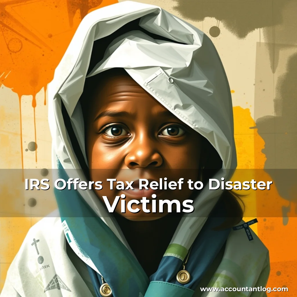 Artistic representation for IRS Offers Tax Relief to Disaster Victims