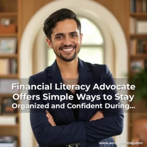 Artistic representation for Financial Literacy Advocate Offers Simple Ways to Stay Organized and Confident During Tax Time