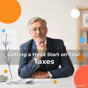 Artistic representation for Getting a Head Start on Your Taxes