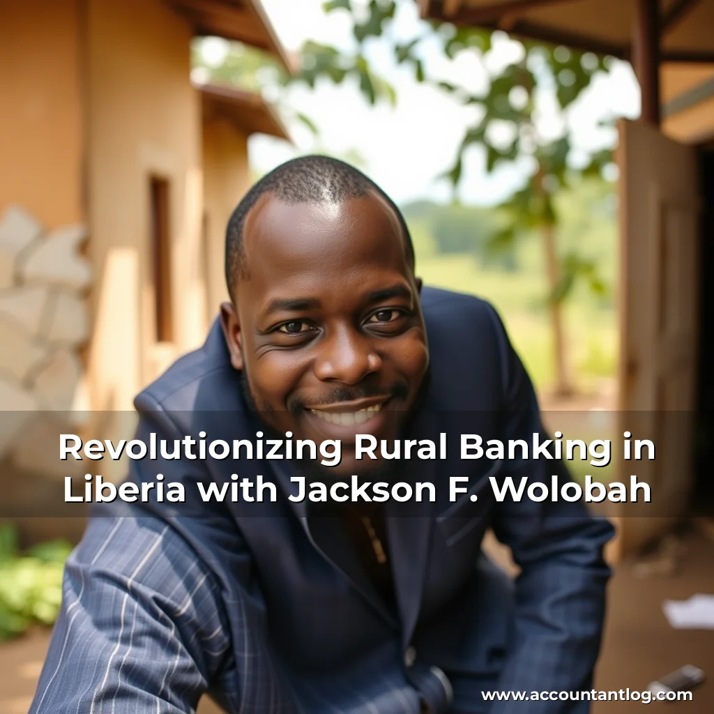 Artistic representation for Revolutionizing Rural Banking in Liberia with Jackson F. Wolobah