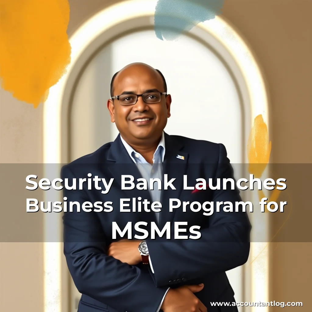 Artistic representation for Security Bank Launches Business Elite Program for MSMEs