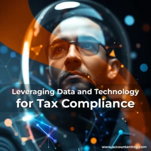 Artistic representation for Leveraging Data and Technology for Tax Compliance