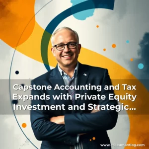 Artistic representation for Capstone Accounting and Tax Expands with Private Equity Investment and Strategic Partnerships