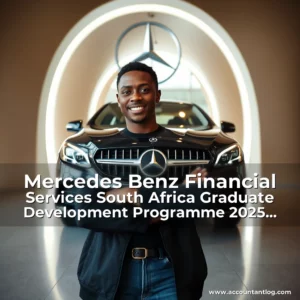 Artistic representation for Mercedes Benz Financial Services South Africa Graduate Development Programme 2025 for young South Africans 24 month learnership Opportunities For Africans
