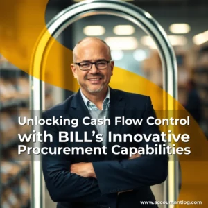 Artistic representation for Unlocking Cash Flow Control with BILL’s Innovative Procurement Capabilities
