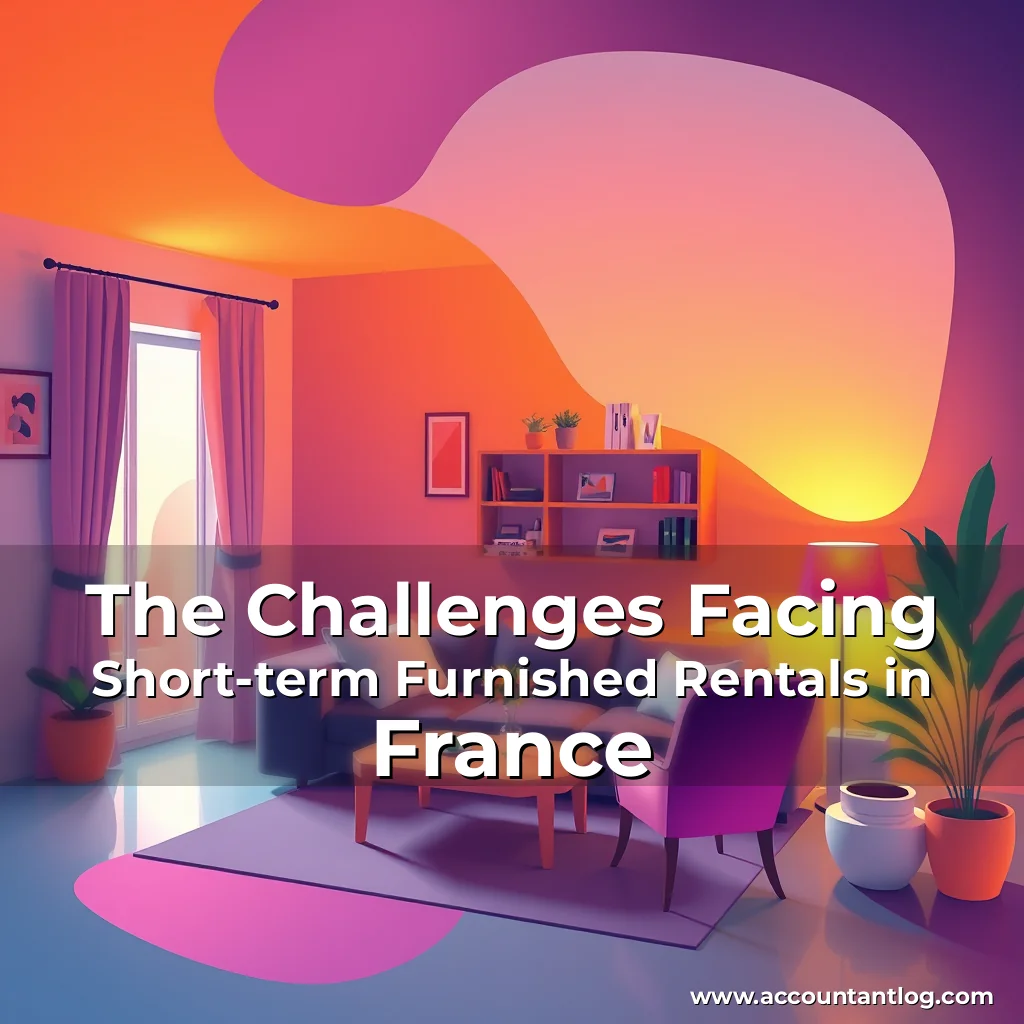 Artistic representation for The Challenges Facing Short-term Furnished Rentals in France