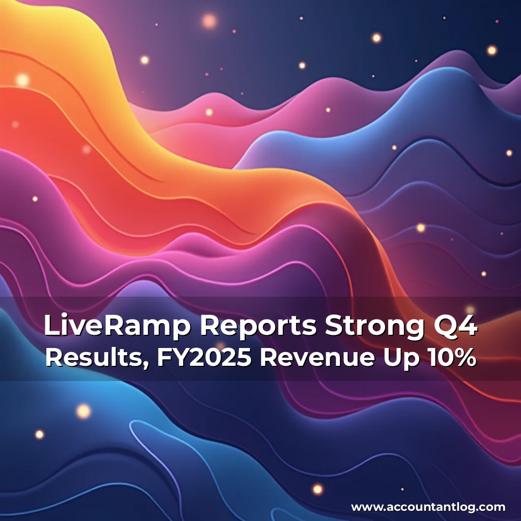 Artistic representation for LiveRamp Reports Strong Q4 Results, FY2025 Revenue Up 10%