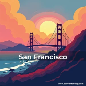 Artistic representation for San Francisco