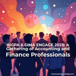Artistic representation for AICPA & CIMA ENGAGE 2025: A Gathering of Accounting and Finance Professionals