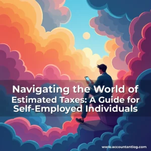 Artistic representation for Navigating the World of Estimated Taxes: A Guide for Self-Employed Individuals
