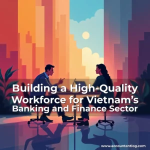 Artistic representation for Building a High-Quality Workforce for Vietnam’s Banking and Finance Sector