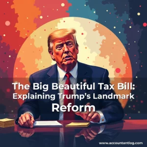 Artistic representation for The Big Beautiful Tax Bill: Explaining Trump’s Landmark Reform