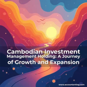 Artistic representation for Cambodian Investment Management Holding: A Journey of Growth and Expansion