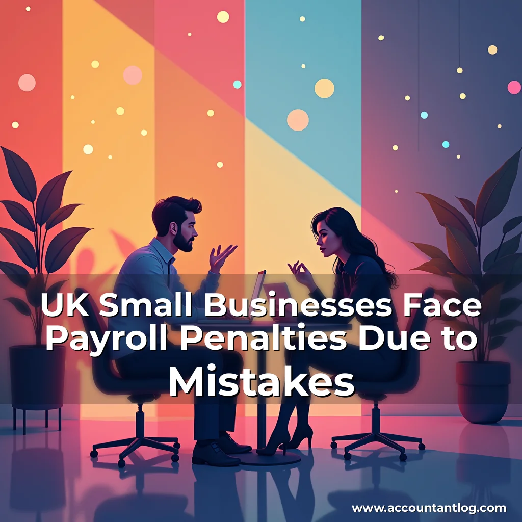 Artistic representation for UK Small Businesses Face Payroll Penalties Due to Mistakes