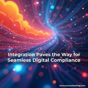 Artistic representation for Integration Paves the Way for Seamless Digital Compliance