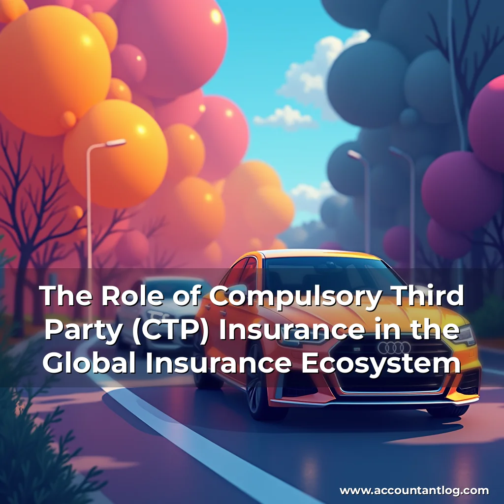 Artistic representation for The Role of Compulsory Third Party (CTP) Insurance in the Global Insurance Ecosystem