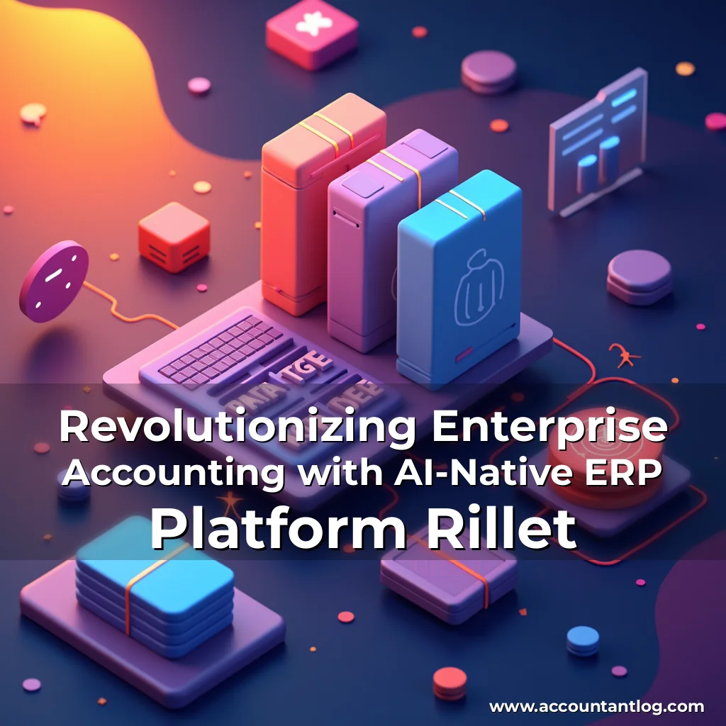 Artistic representation for Revolutionizing Enterprise Accounting with AI-Native ERP Platform Rillet