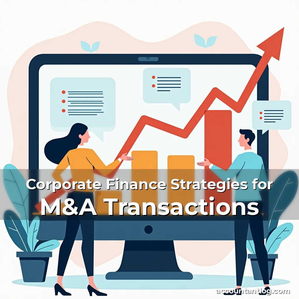 Artistic representation for Corporate Finance Strategies for M&A Transactions