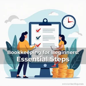Artistic representation for Bookkeeping for Beginners: Essential Steps