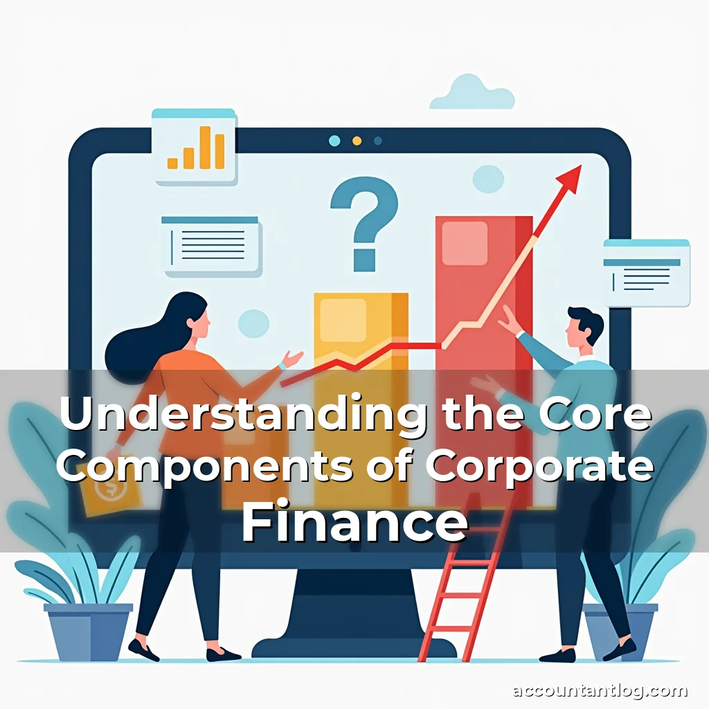 Artistic representation for Understanding the Core Components of Corporate Finance