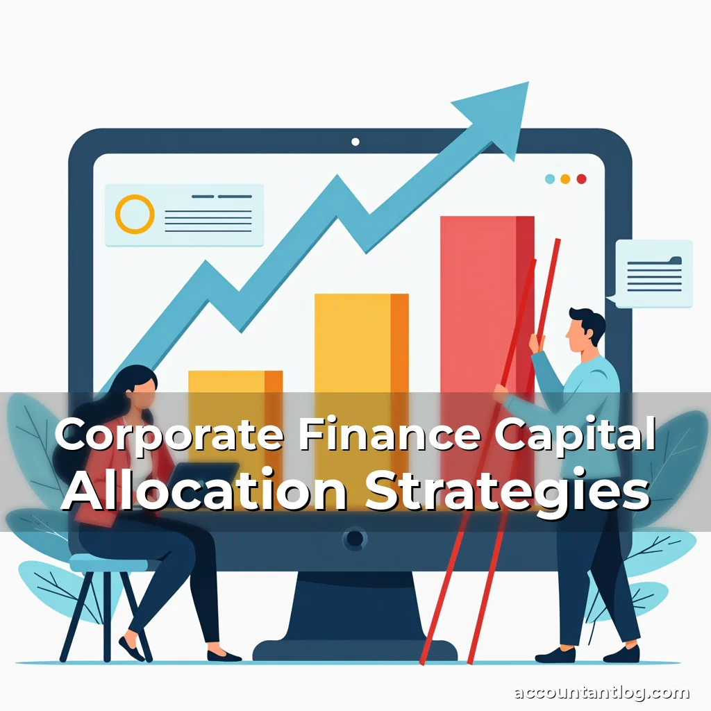 Artistic representation for Corporate Finance Capital Allocation Strategies