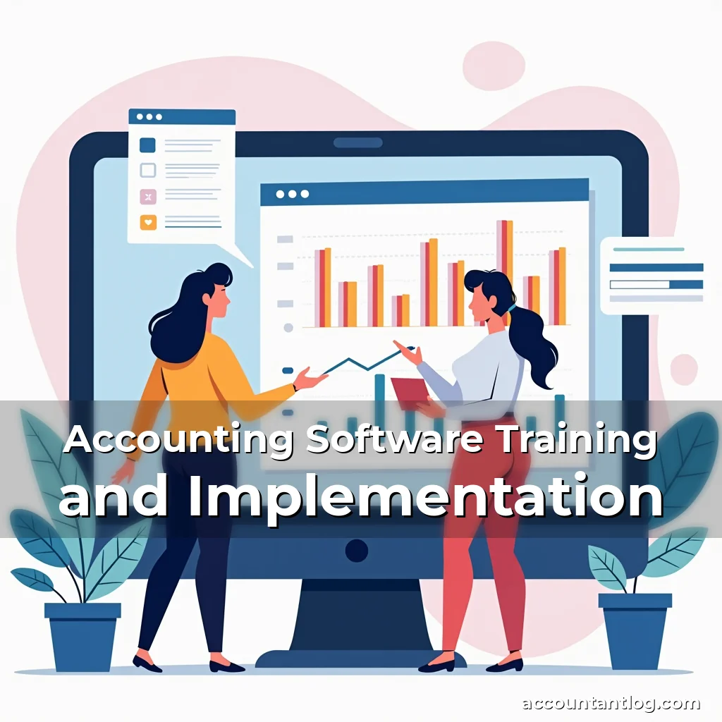 Artistic representation for Accounting Software Training and Implementation
