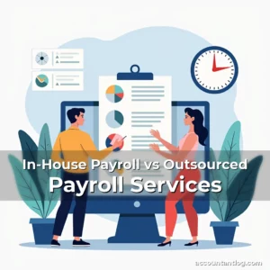 Artistic representation for In-House Payroll vs Outsourced Payroll Services