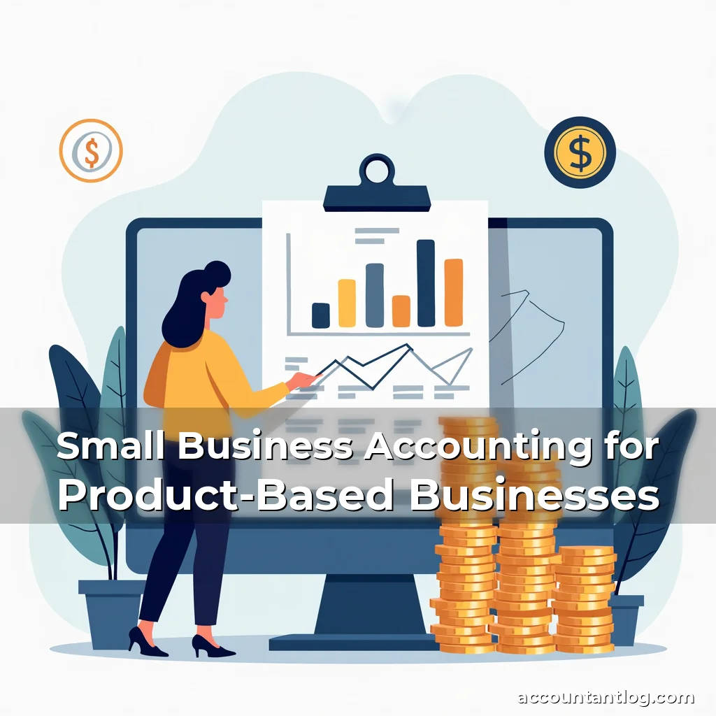 Artistic representation for Small Business Accounting for Product-Based Businesses