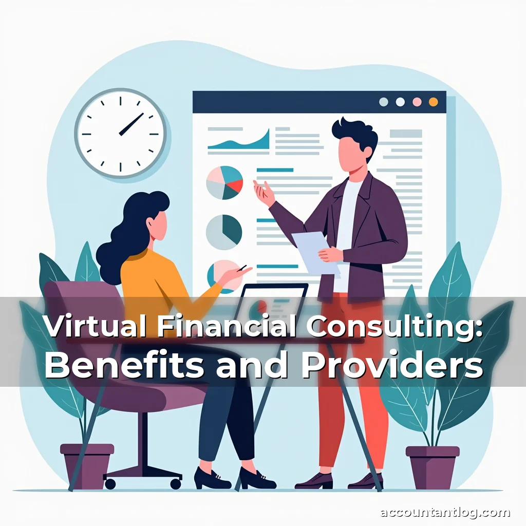Artistic representation for Virtual Financial Consulting: Benefits and Providers
