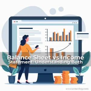 Artistic representation for Balance Sheet vs Income Statement: Understanding Both
