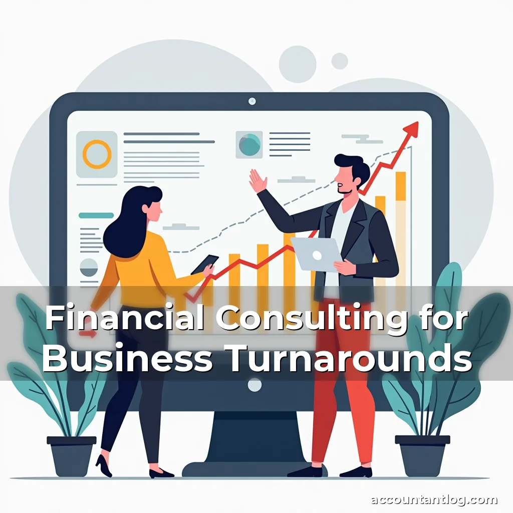Artistic representation for Financial Consulting for Business Turnarounds