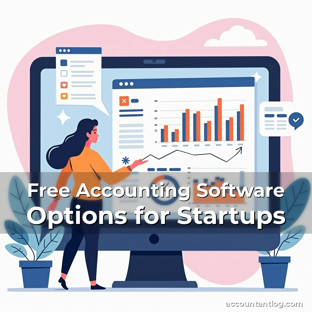 Artistic representation for Free Accounting Software Options for Startups