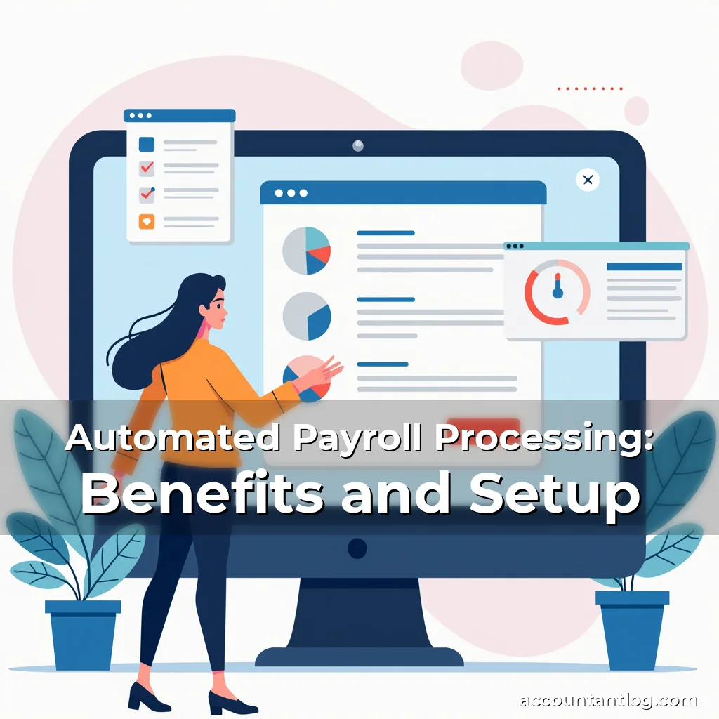 Artistic representation for Automated Payroll Processing: Benefits and Setup